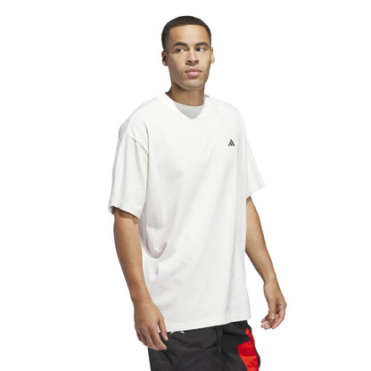 Adidas Men Anthony Edwards Takeover Graphic T-Shirt White JC7853