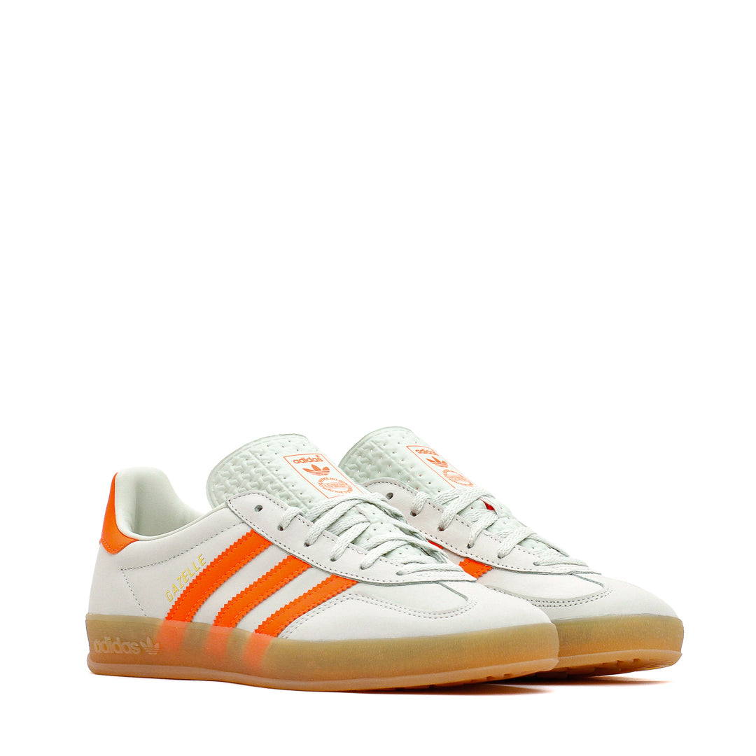 Adidas Women Gazelle Indoor Green Orange IF6982