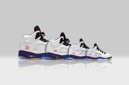 Air Jordan 5 Retro (PS) "Alternate Bel-Air" - White/Ghost Green