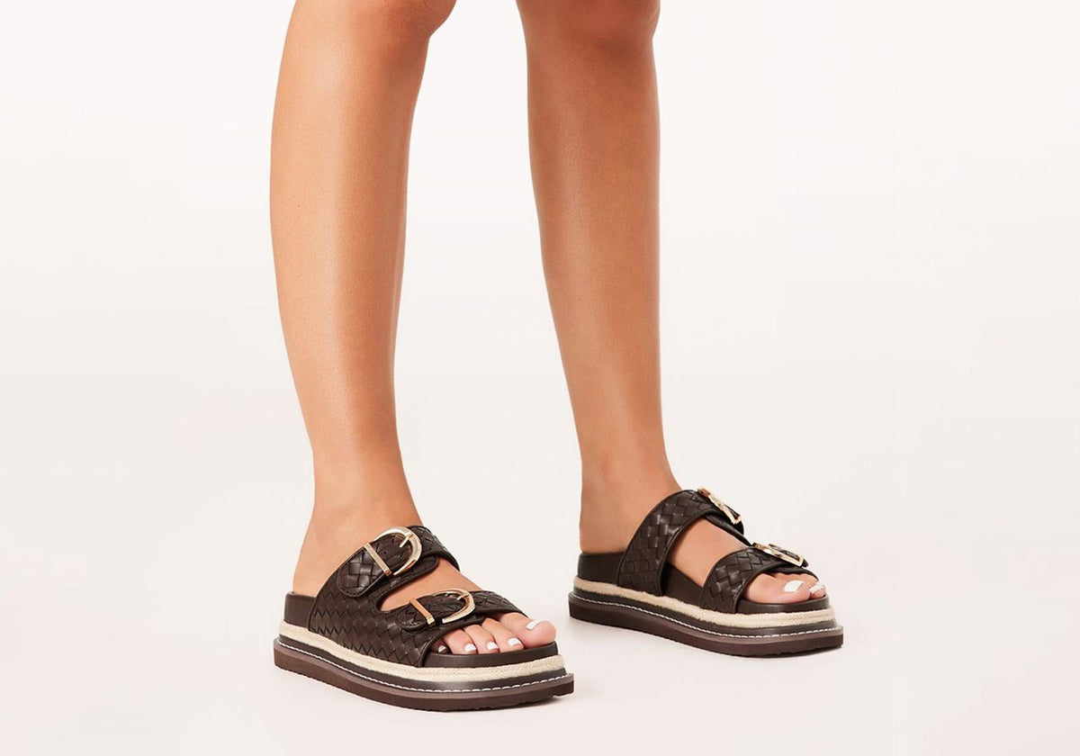 Billini Anastasia Womens Comfortable Platform Slides Sandals
