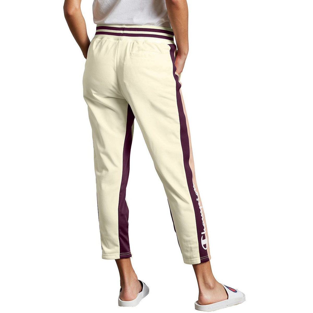 Champion Track Pant Slim Leg Chalk White Women ML497-550303-1QF