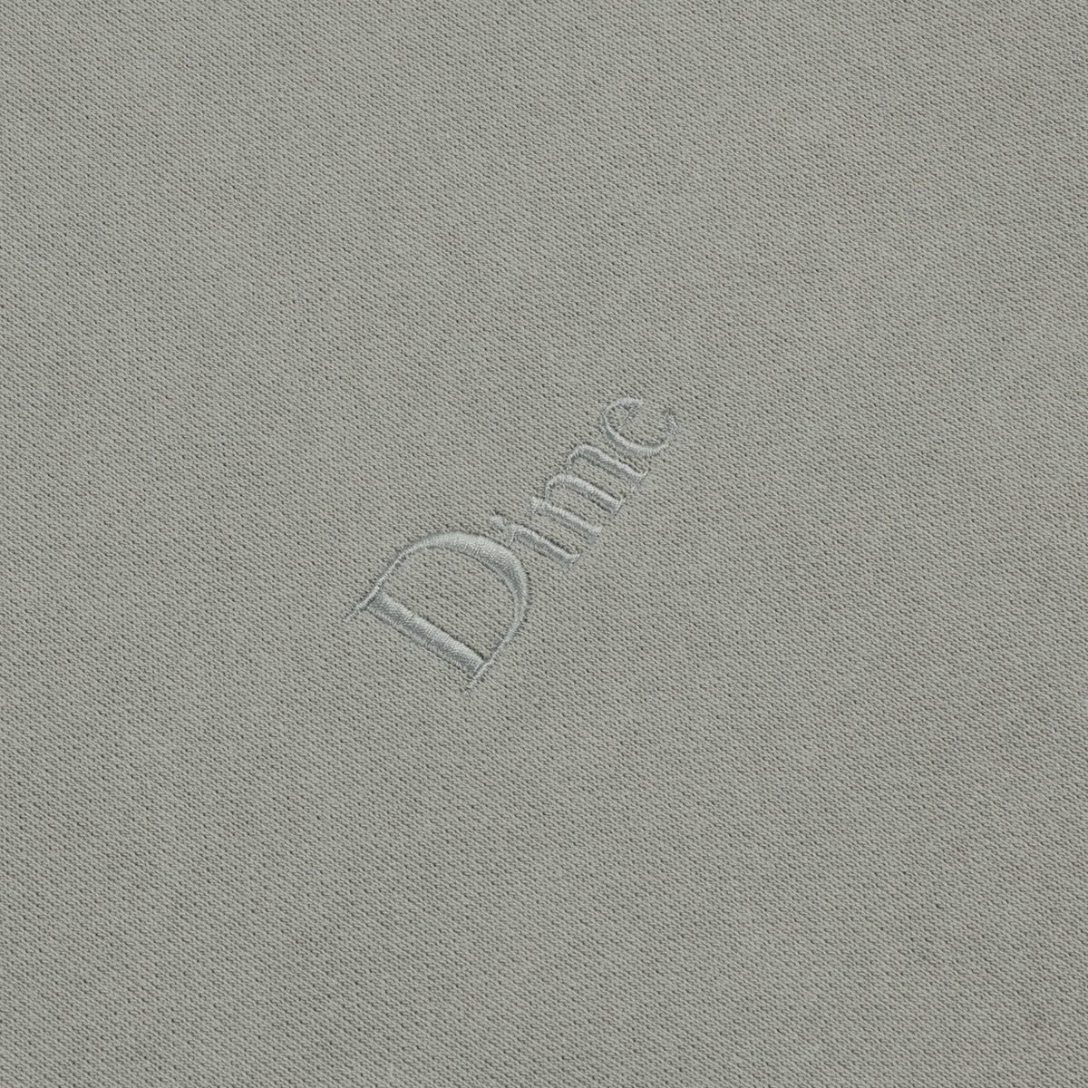Dime Men Classic Small Logo Crewneck Gravel