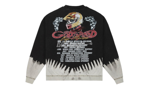 Godspeed F.T.W Black Bleached Wash Longsleeve T-Shirt