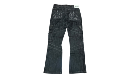 Godspeed Rockstar Flare Raw Black Cargo Pants