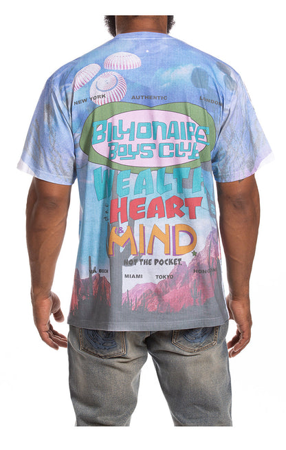 Billionaire Boys Club "Sunrise" SS Knit (Oversized) (White)